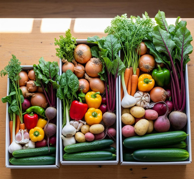 Tell us how many items you want per category each week, plus quantity and frequency for each type.